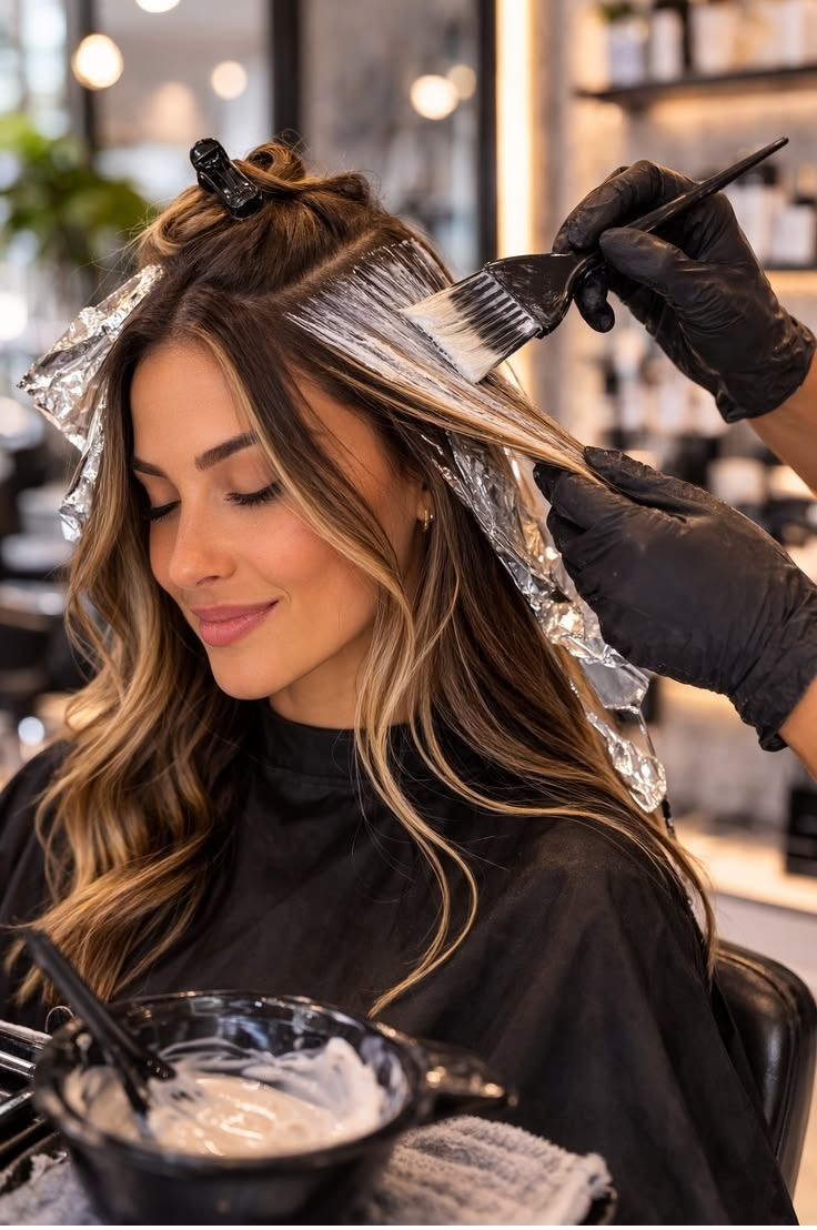 Coloration et balayage